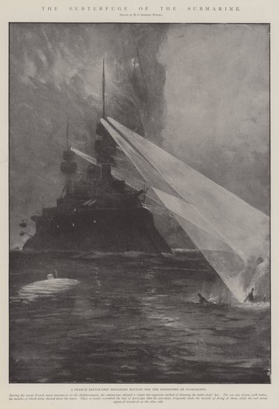 The Subterfuge of the Submarine by Henry Charles Seppings Wright